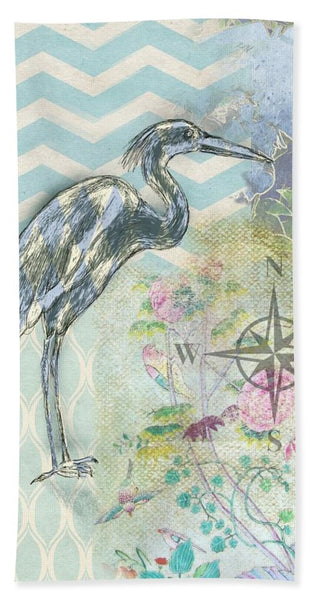 Sanctuary Heron - Beach Towel