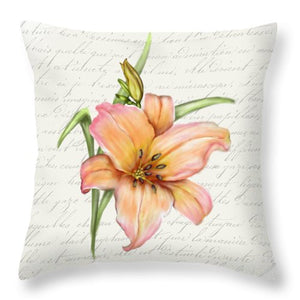 Summer Blooms - Lily - Throw Pillow